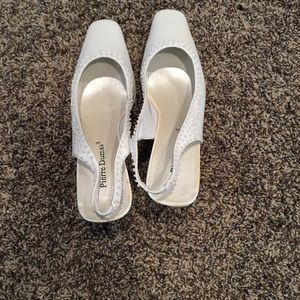 Cream colored dress heels